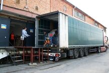 Pierwszy transport z wojewódzkiego magazynu darów
