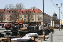 Ogródki wracają na Rynek Kościuszki