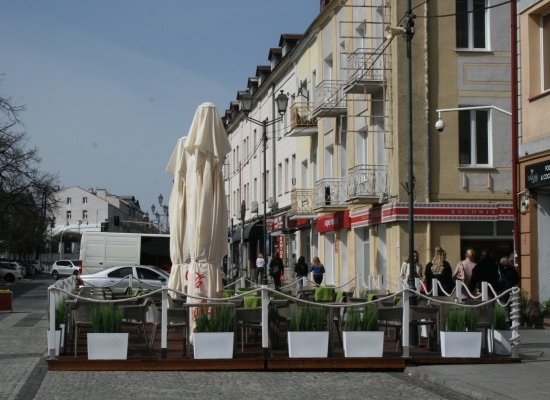 Ogródki wracają na Rynek Kościuszki