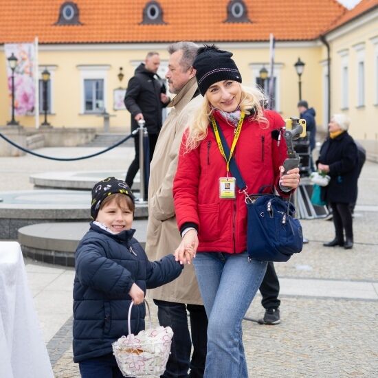 Święcenie pokarmów na Rynku Kościuszki