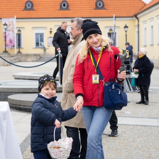 Święcenie pokarmów na Rynku Kościuszki