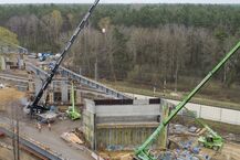 Nowy wiadukt na trasie Rail Baltica