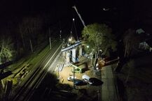 Nowy wiadukt na trasie Rail Baltica