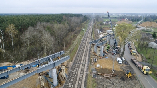 Nowy wiadukt na trasie Rail Baltica