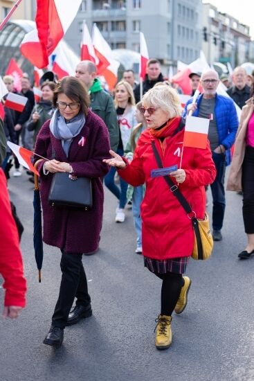 Marsz "Lockdown źródłem inflacji"