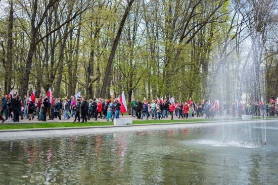 Marsz "Lockdown źródłem inflacji"