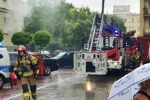 Ewakuacja Komendy Wojewódzkiej Policji