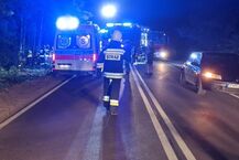 Wypadek na trasie Jeżewo - Sokoły