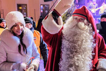 Wizyta Mikołaja z Rovaniemi w Białymstoku