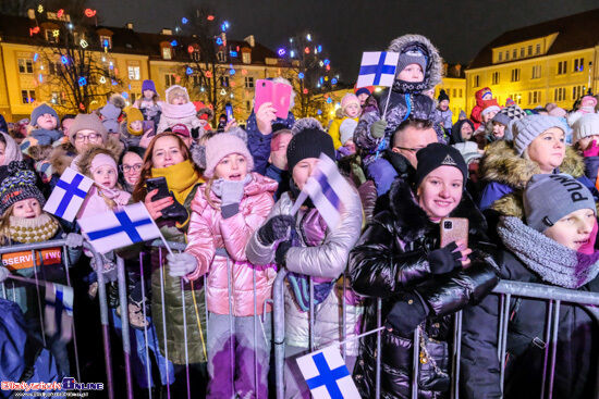 Wizyta Mikołaja z Rovaniemi w Białymstoku