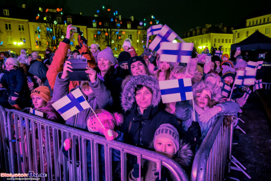 Wizyta Mikołaja z Rovaniemi w Białymstoku