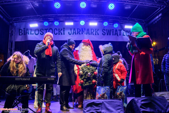 Wizyta Mikołaja z Rovaniemi w Białymstoku