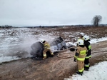 Uderzenie samochodu osobowego w sygnalizację świetlną, Łomża, 26.12