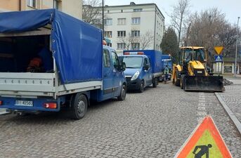 Zapadlina na ul. Grochowej