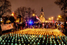 Wiec "Razem przeciwko rosyjskiej agresji"