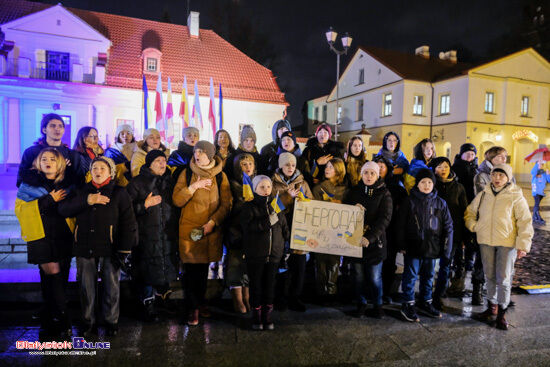 Wiec "Razem przeciwko rosyjskiej agresji"