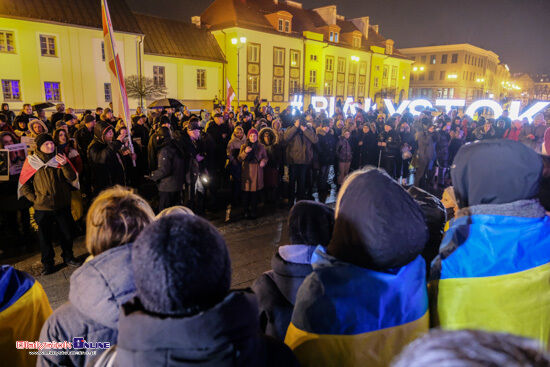 Wiec "Razem przeciwko rosyjskiej agresji"