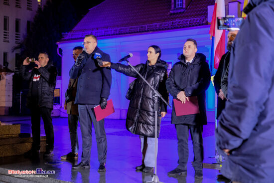 Wiec "Razem przeciwko rosyjskiej agresji"