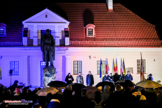 Wiec "Razem przeciwko rosyjskiej agresji"