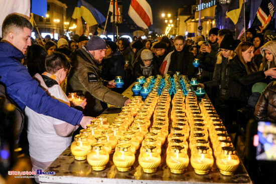 Wiec "Razem przeciwko rosyjskiej agresji"