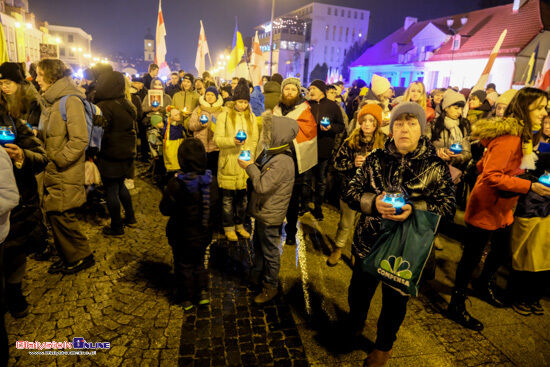 Wiec "Razem przeciwko rosyjskiej agresji"