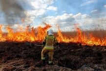 Pożar przy Jeziorze Zygmunta Augusta