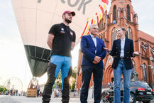Prezentacja balonu sportowego Miasta Białystok