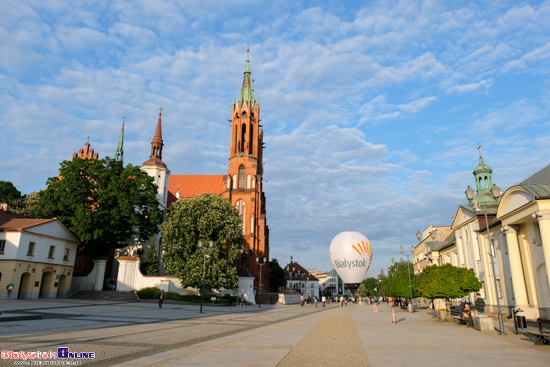 Prezentacja balonu sportowego Miasta Białystok