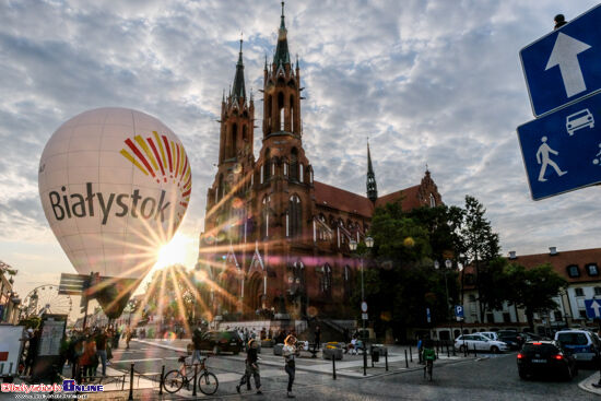 Prezentacja balonu sportowego Miasta Białystok