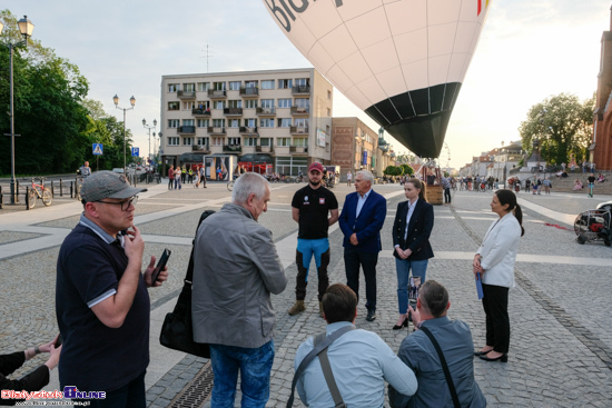 Prezentacja balonu sportowego Miasta Białystok