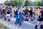 Nightskating Białystok. 3 przejazd rolkarzy