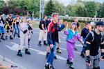 Nightskating Białystok. 3 przejazd rolkarzy