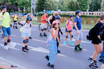 Nightskating Białystok. 3 przejazd rolkarzy