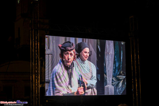 "Skrzypek na dachu" na Rynku Kościuszki