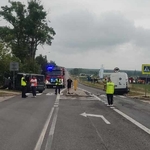 2023.08.31 - Wypadek na trasie Grajewo - Rajgród