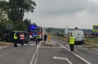 Wypadek na trasie Grajewo - Rajgród