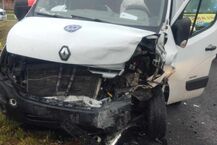 Wypadek na trasie Grajewo - Rajgród