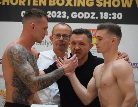 Ceremonia ważenia przed Chorten Boxing Show VII