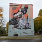 2023.10.25 - Odsłonięcie muralu z wizerunkiem Izabelli Branickiej