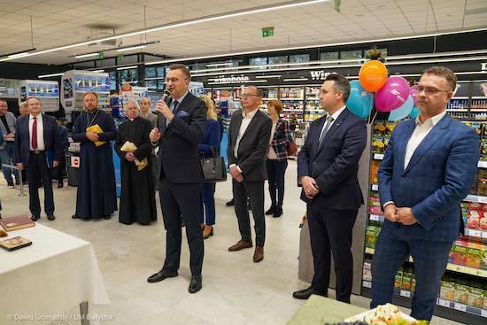 2023.11.15 - Otwarcie zmodernizowanego supermarketu PSS Społem Białystok