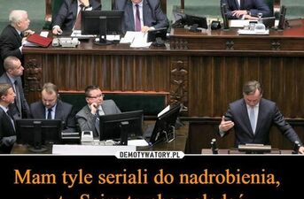 Memy z zakończenia I posiedzenia Sejmu
