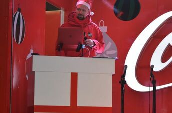 Ciężarówka Coca-Coli w Białymstoku