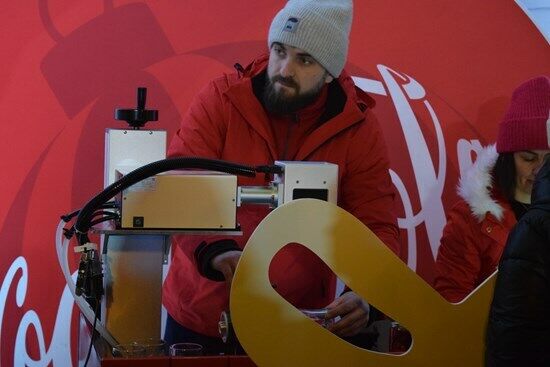 2023.12.20 - Ciężarówka Coca-Coli w Białymstoku