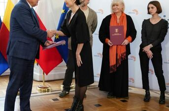 Spotkanie ze stypendystami artystycznymi miasta Białegostoku