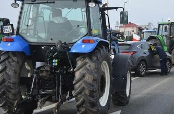 Protesty rolników w Podlaskiem