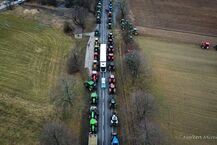 Protesty rolników w Podlaskiem