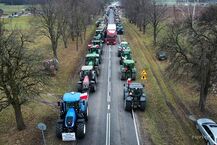 Protesty rolników w Podlaskiem