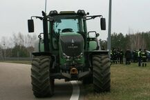 Protest rolników w Podlaskiem