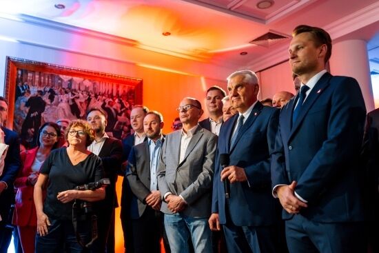 2024.04.07 - Wieczór wyborczy w Koalicji Obywatelskiej. Reakcja na wyniki exit poll