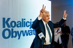 2024.04.07 - Wieczór wyborczy w Koalicji Obywatelskiej. Reakcja na wyniki exit poll